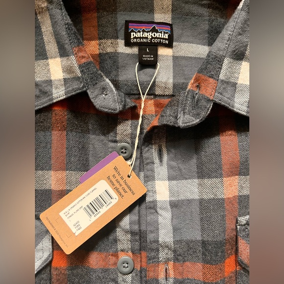 Patagonia Men's Fjord Flannel Shirt - Picture 3 of 3